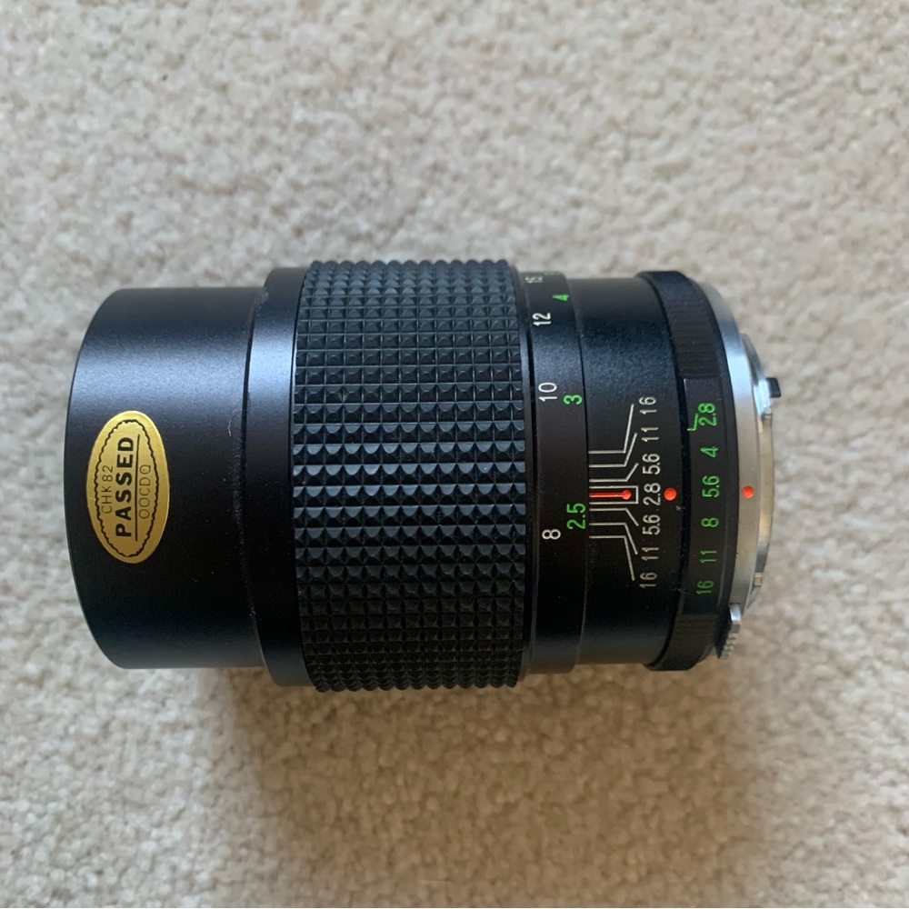 super dejur mc 135mm film lens